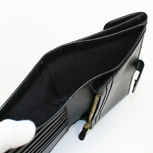 中古 プラダ 長財布二折 レディース ブランド PRADA サフィアーノ