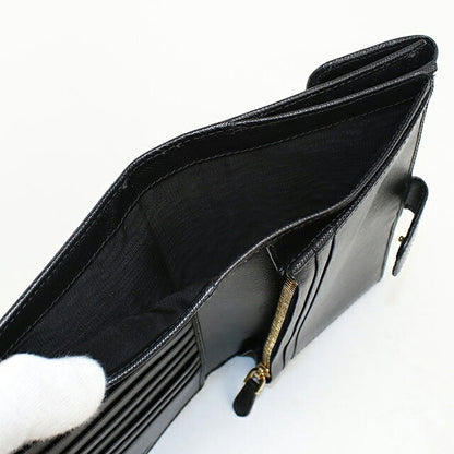 中古 プラダ 長財布二折 レディース ブランド PRADA サフィアーノレザー Wホック レザー 1M1133 ブラック USDPR119876011