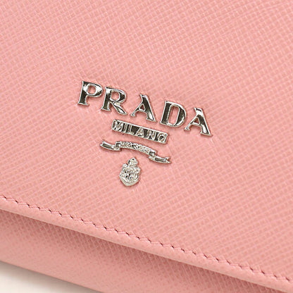 中古 プラダ 長財布二折 レディース ブランド PRADA  サフィアーノレザー レザー 1MH132 ピンク USDPR119877011