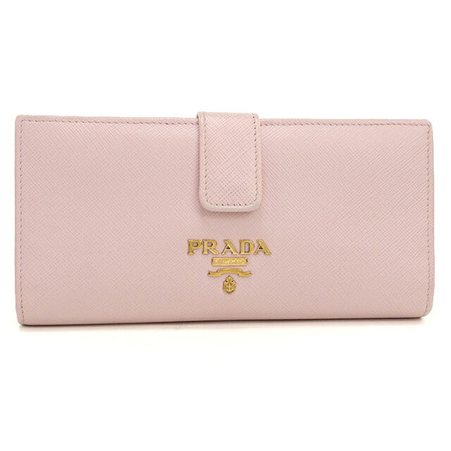 中古 プラダ 長財布二折 レディース ブランド PRADA  サフィアーノマルチカラー レザー 1MV025 ピンク USDPR119880011