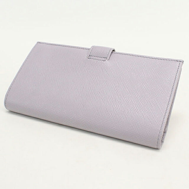 中古 プラダ 長財布二折 レディース ブランド PRADA  サフィアーノマルチカラー レザー 1MV025 パープル USDPR119881011