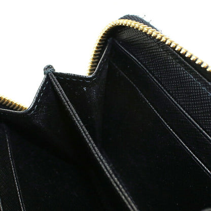 中古 プラダ 小銭入れ レディース ブランド PRADA サフィアーノトライアングル コインケース レザー 1MM268 QHH F0002 ブラック USDPR119887011
