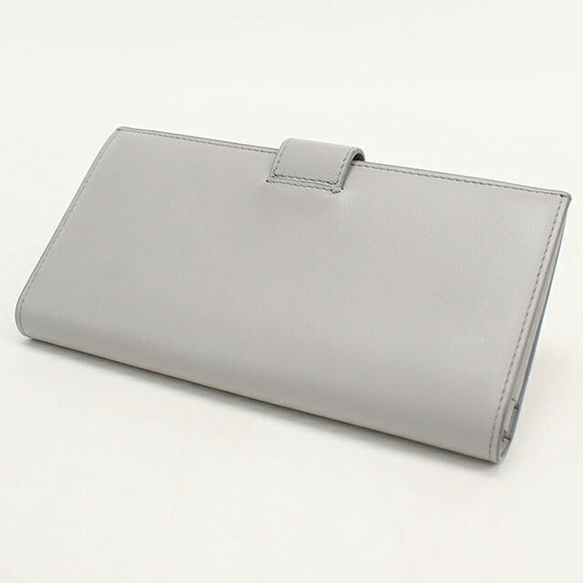 中古 プラダ 長財布二折 レディース ブランド PRADA  シティ カーフ タブ 1MV025 グレー USDPR119896011