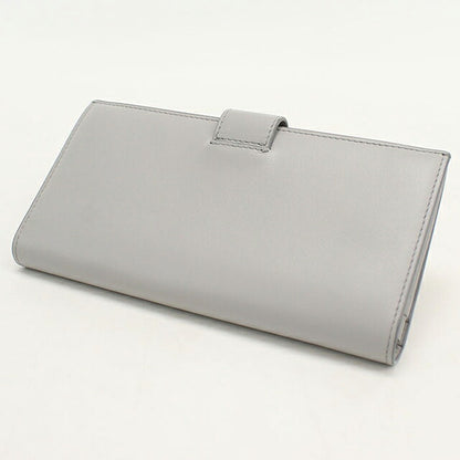 中古 プラダ 長財布二折 レディース ブランド PRADA  シティ カーフ タブ 1MV025 グレー USDPR119896011
