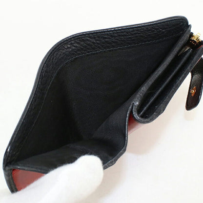 中古 プラダ 二つ折り財布 二折財布 コンパクト レディース ブランド PRADA ダイノ カラー  レザー 1ML018 ブラック USDPR119904011