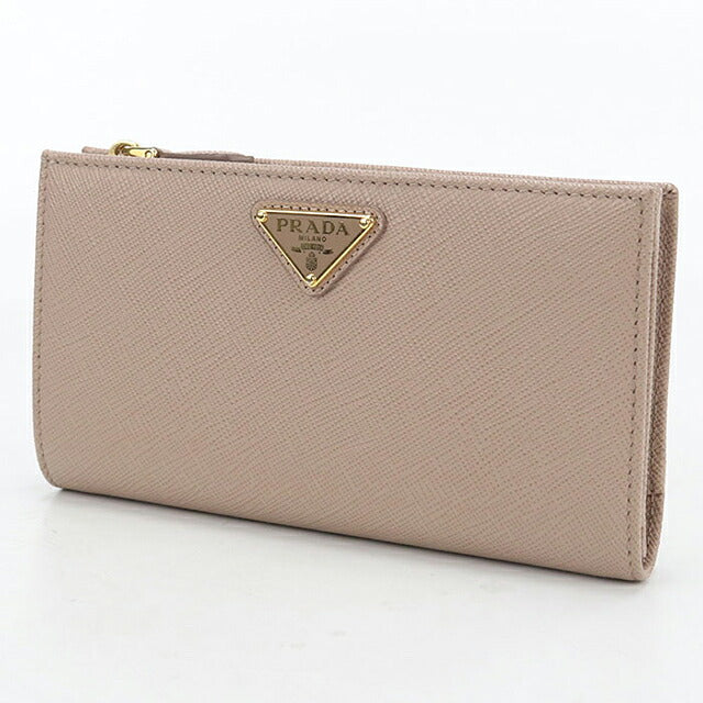 中古 プラダ 長財布二折 レディース ブランド PRADA サフィアーノ