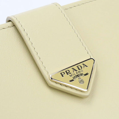 中古 プラダ 二つ折り財布 二折財布 コンパクト レディース ブランド PRADA   1ML018 イエロー USDPR120175011