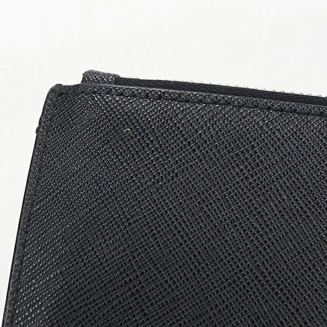 中古 プラダ クラッチバッグ メンズ ブランド PRADA サフィアーノレザー  ブラック USDPR120302011