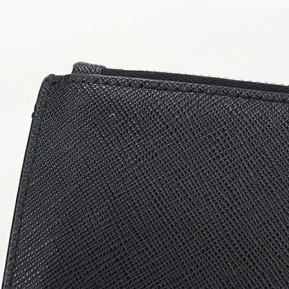 中古 プラダ クラッチバッグ メンズ ブランド PRADA サフィアーノレザー  ブラック USDPR120302011