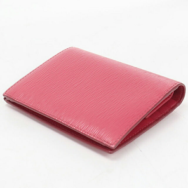 中古 プラダ 二つ折り財布 二折財布 コンパクト レディース ブランド PRADA   1MV204 ピンク USDPR120452011