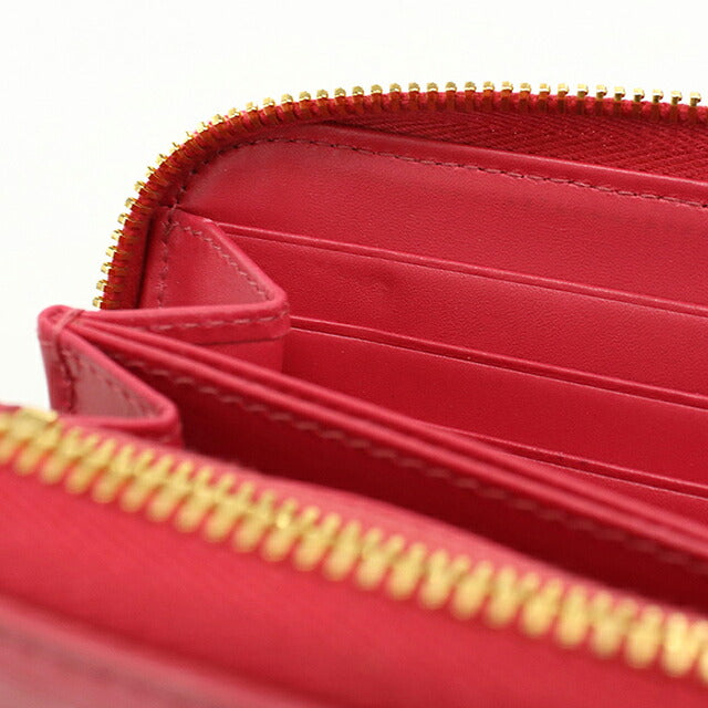 中古 プラダ 長財布ラウンドファスナー レディース ブランド PRADA ヴィッテロムーブ  1ML506 2EZZ F0505 ピンク USDPR120536011