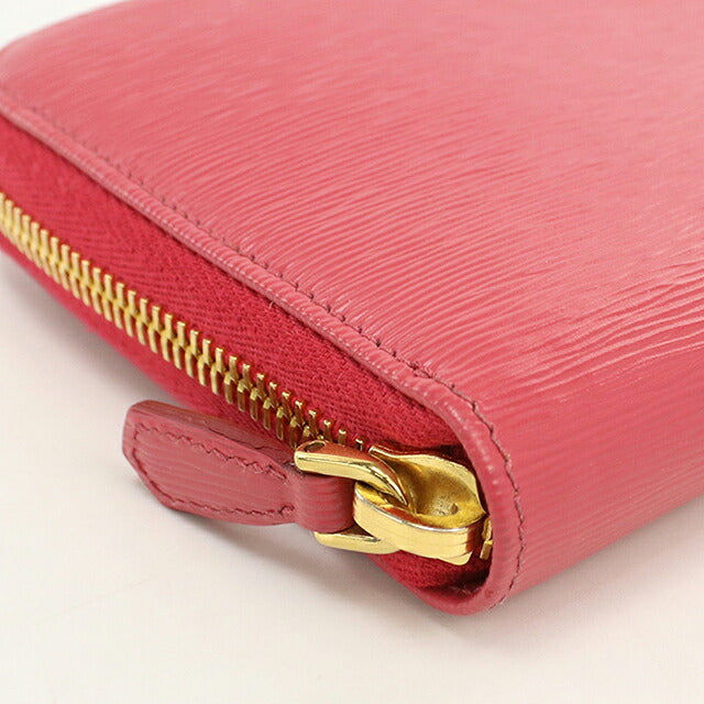 中古 プラダ 長財布ラウンドファスナー レディース ブランド PRADA ヴィッテロムーブ  1ML506 2EZZ F0505 ピンク USDPR120536011
