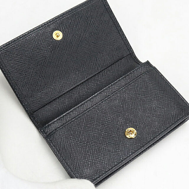 二手 Prada 名片夹女装品牌 PRADA Saffiano 皮革卡套皮革 1MC122 黑色 USDPR121148011