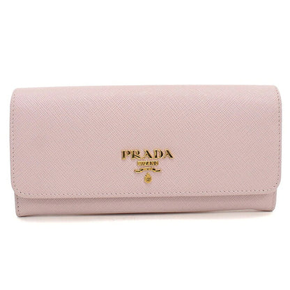 Used Prada long wallet bi-fold ladies brand PRADA Saffiano multicolor 1MH132 pink USDPR121164011