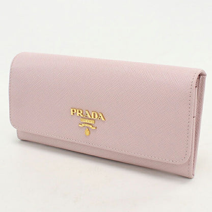 Used Prada long wallet bi-fold ladies brand PRADA Saffiano multicolor 1MH132 pink USDPR121164011