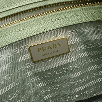 二手普拉达手提包女士品牌 PRADA Galleria 2WAY Saffiano 皮革小包 1BA896 绿色 USDPR121272011