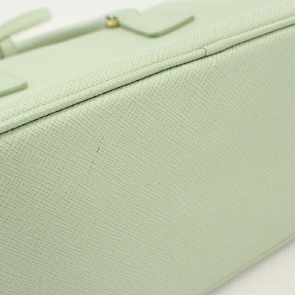 二手普拉达手提包女士品牌 PRADA Galleria 2WAY Saffiano 皮革小包 1BA896 绿色 USDPR121272011