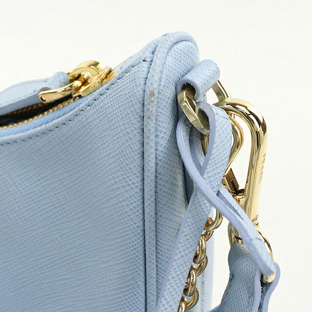 二手 Prada 单肩包女式品牌 PRADA 重新版 2005 2WAY Saffiano 皮革包 1BH204 蓝色 USDPR121273011