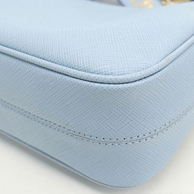 二手 Prada 单肩包女式品牌 PRADA 重新版 2005 2WAY Saffiano 皮革包 1BH204 蓝色 USDPR121273011