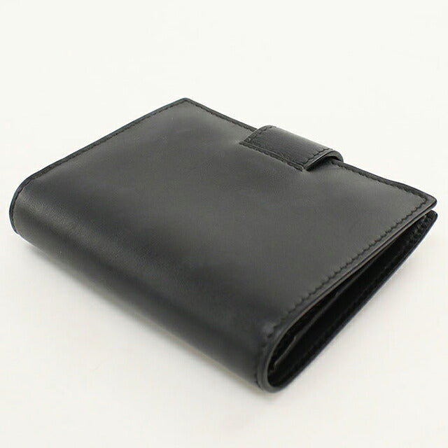 二手 Prada 双折钱包 双折钱包 紧凑型女士品牌 PRADA 1MV204 黑色 USDPR121314011