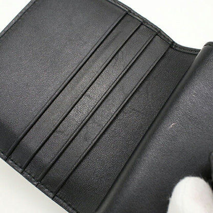二手 Prada 双折钱包 双折钱包 紧凑型女士品牌 PRADA 1MV204 黑色 USDPR121314011