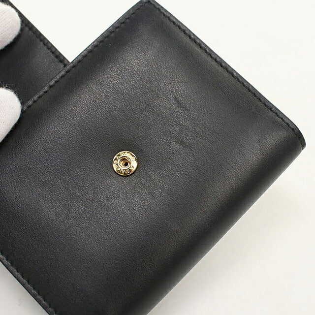 二手 Prada 双折钱包 双折钱包 紧凑型女士品牌 PRADA 1MV204 黑色 USDPR121314011
