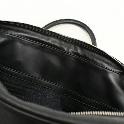 二手 Prada 公文包男士品牌 PRADA Saffiano 皮革皮革黑色 USDPR121480011
