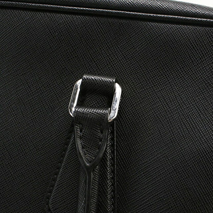 二手 Prada 公文包男士品牌 PRADA Saffiano 皮革皮革黑色 USDPR121480011