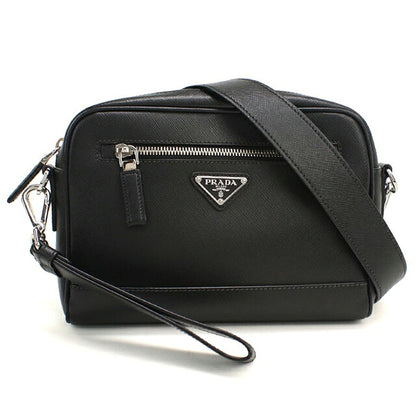 二手 Prada 斜挎包男士品牌 PRADA Saffiano 皮革包皮革 2VH063 黑色 USDPR121487011