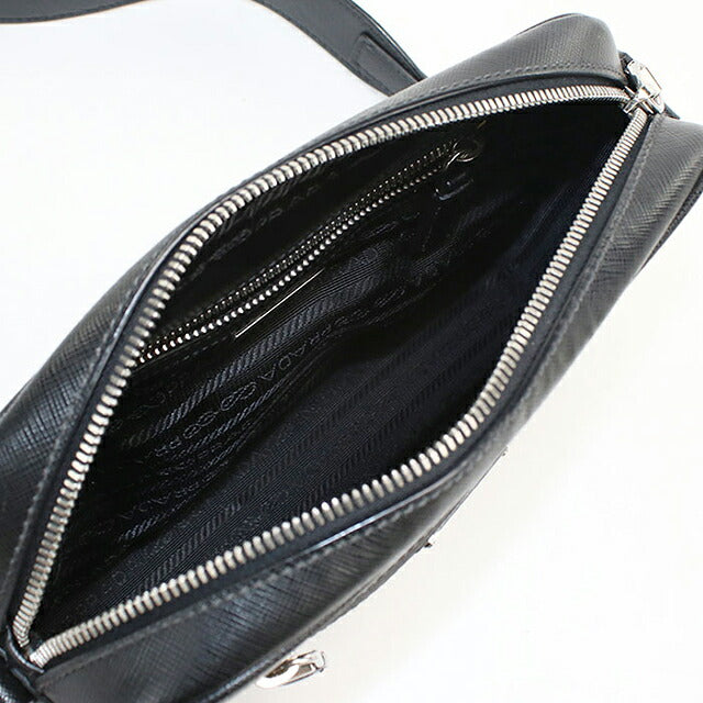 二手 Prada 斜挎包男士品牌 PRADA Saffiano 皮革包皮革 2VH063 黑色 USDPR121487011