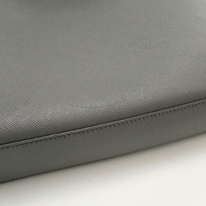 二手 Prada 手提包男士品牌 PRADA Saffiano 皮革皮革灰色 USDPR121497011