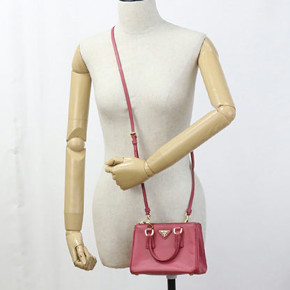 中古 プラダ ハンドバッグ レディース ブランド PRADA ガレリア ミニバッグ 1BA906 ピンク バッグ USDPR92719011