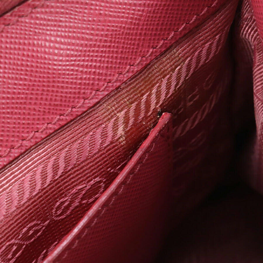 中古 プラダ ハンドバッグ レディース ブランド PRADA ガレリア ミニバッグ 1BA906 ピンク バッグ USDPR92719011