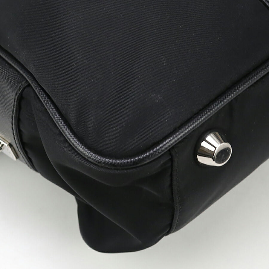 中古 プラダ ブリーフケース メンズ ブランド PRADA ビジネスバッグ VA0702 ブラック バッグ USDPR93724011