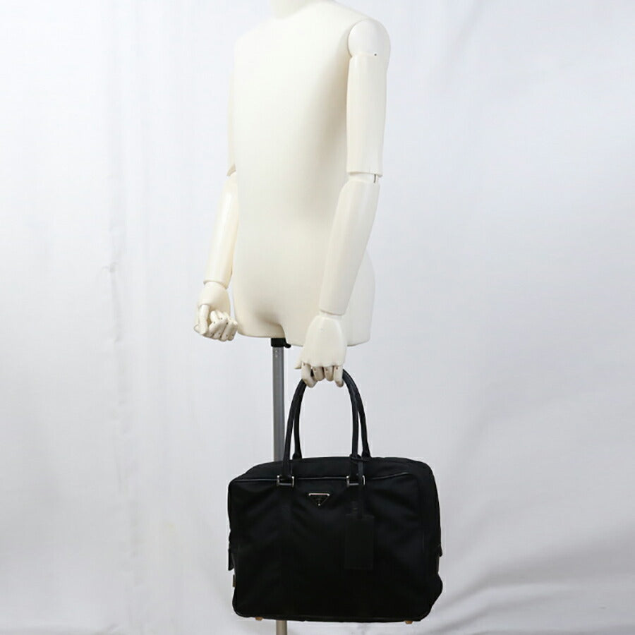 中古 プラダ ブリーフケース メンズ ブランド PRADA ビジネスバッグ VA0702 ブラック バッグ USDPR93724011