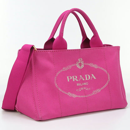 中古 プラダ トートバッグ レディース ブランド PRADA カナパ 2WAYトートバッグ BN1877 ピンク バッグ USDPR95111011