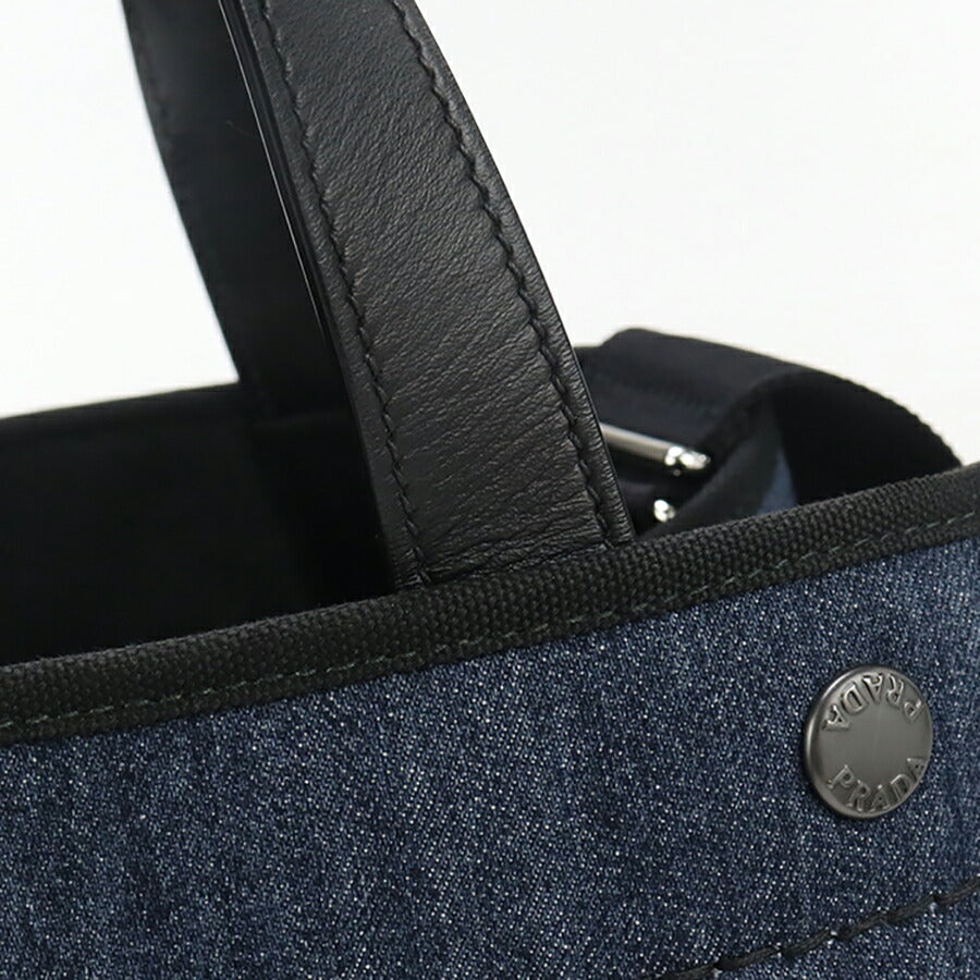 中古 プラダ トートバッグ レディース ブランド PRADA 2WAY 1BG311 2BBV FOKF5 ネイビー バッグ USDPR95223011
