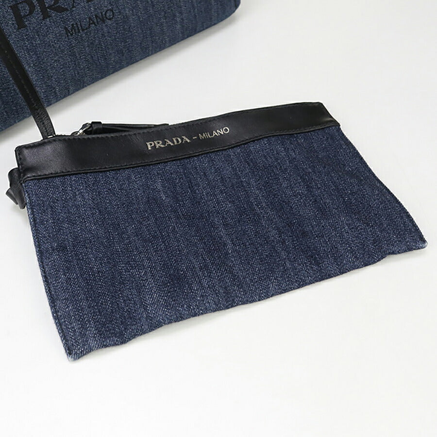 中古 プラダ トートバッグ レディース ブランド PRADA 2WAY 1BG311 2BBV FOKF5 ネイビー バッグ USDPR95223011