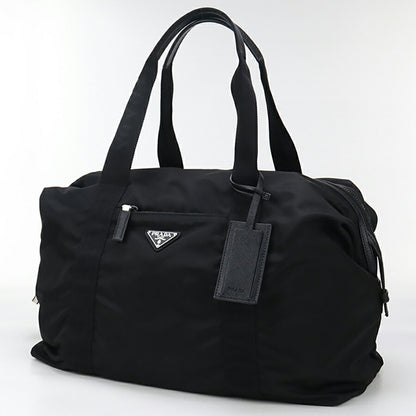 中古 プラダ ボストンバッグ メンズ ブランド PRADA ダッフルバッグ 2VC796 ブラック バッグ USDPR95226011