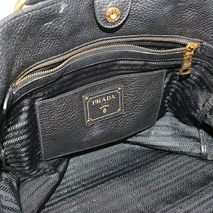 中古 プラダ トートバッグ レディース ブランド PRADA 2WAY レザー BN2754 ブラック バッグ USDPR95232011