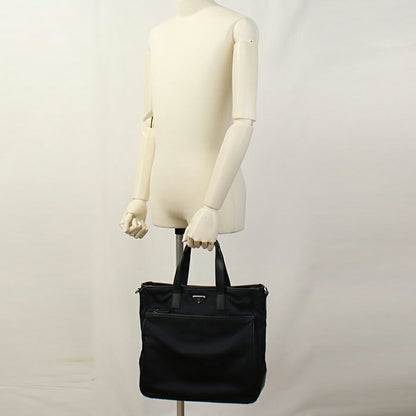 中古 プラダ トートバッグ メンズ ブランド PRADA 2WAY レザー 2VG032 ネイビー バッグ USDPR95293011