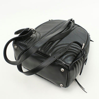 中古 プラダ リュック レディース ブランド PRADA ダイアグラム バックパック レザー 1BZ030 2D91 F0633 ブラック バッグ USDPR95318011