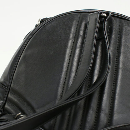 中古 プラダ リュック レディース ブランド PRADA ダイアグラム バックパック レザー 1BZ030 2D91 F0633 ブラック バッグ USDPR95318011