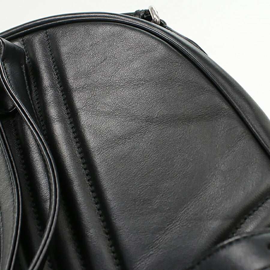 中古 プラダ リュック レディース ブランド PRADA ダイアグラム バックパック レザー 1BZ030 2D91 F0633 ブラック バッグ USDPR95318011