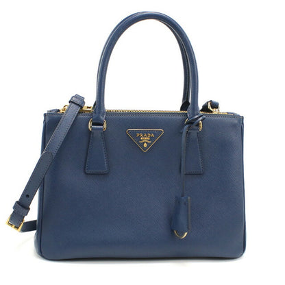 二手Prada手提袋的女性品牌Prada Galleria 2way 1ba863 NZV F0016蓝色包USDPR95631011