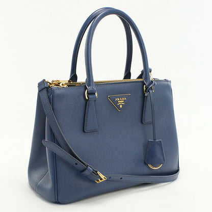二手Prada手提袋的女性品牌Prada Galleria 2way 1ba863 NZV F0016蓝色包USDPR95631011