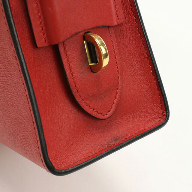 使用的Prada Crossbody肩带为女性品牌Prada Saffiano皮革1BH043红色袋子USDPR95736011
