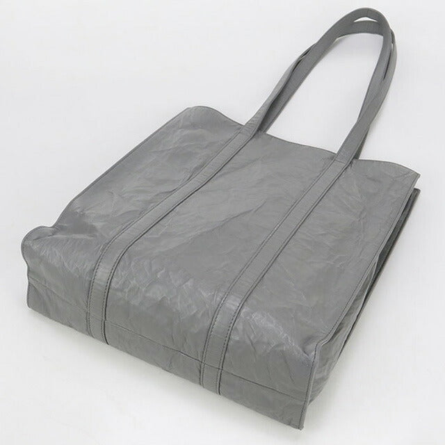 Used Prada tote bag ladies brand PRADA leather 1BG459 gray bag USDPR96115011