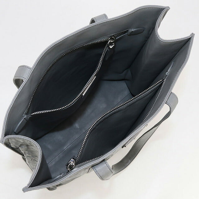 Used Prada tote bag ladies brand PRADA leather 1BG459 gray bag USDPR96115011