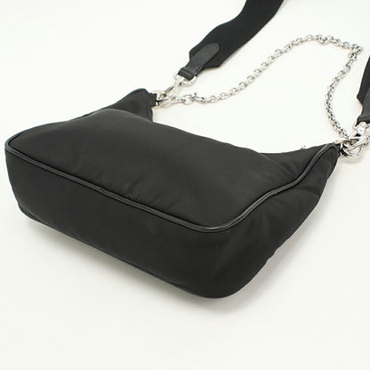 中古 プラダ ショルダーバッグ レディース ブランド PRADA 2WAY 1BH204 ブラック バッグ USDPR96303011